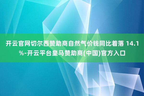 开云官网切尔西赞助商自然气价钱同比着落 14.1%-开云平台皇马赞助商(中国)官方入口